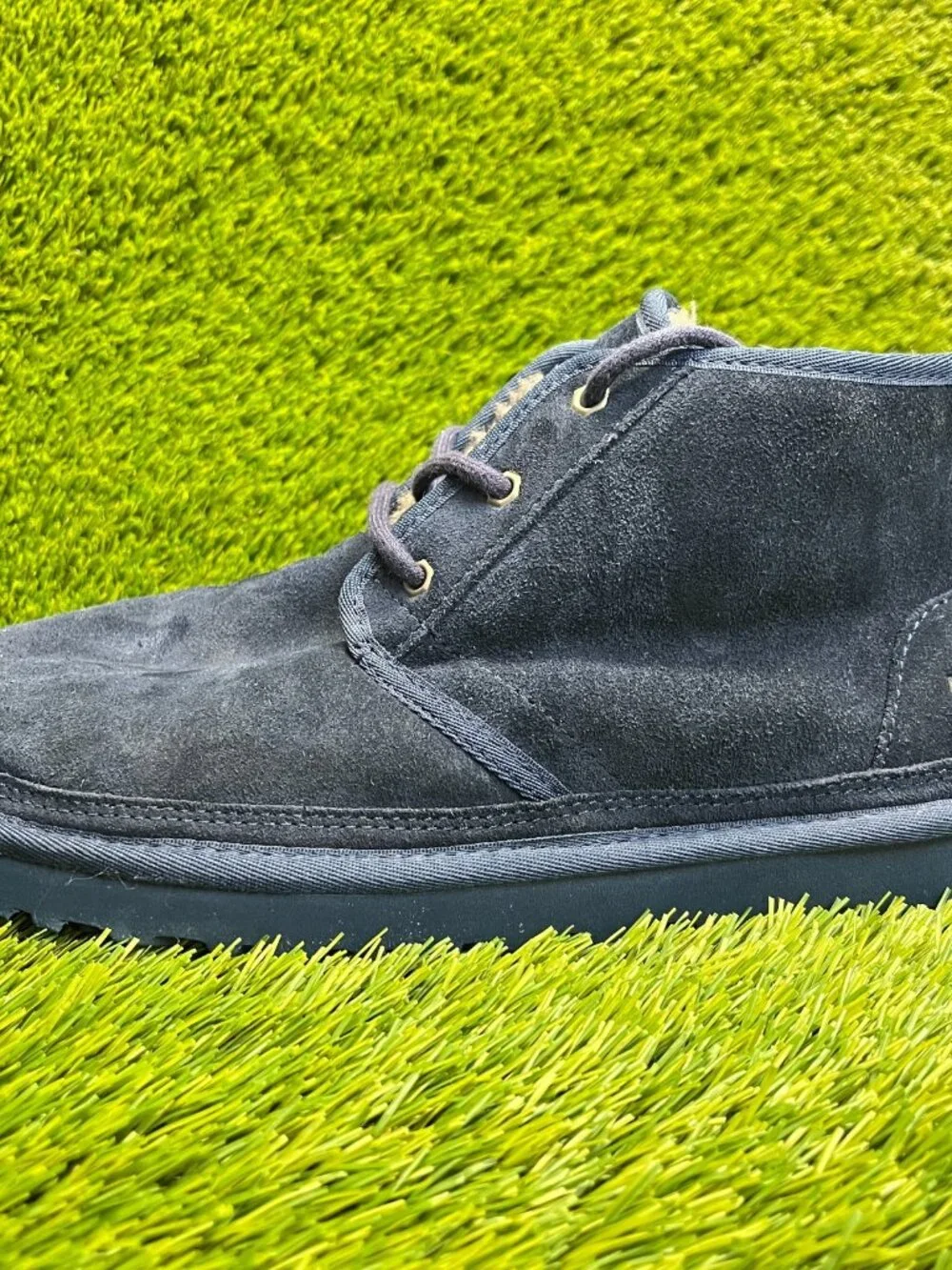 UGG‎ Neumel Mens Size 13 Blue Casual Classic Outdoor Suede Lace Up Chukka Boots